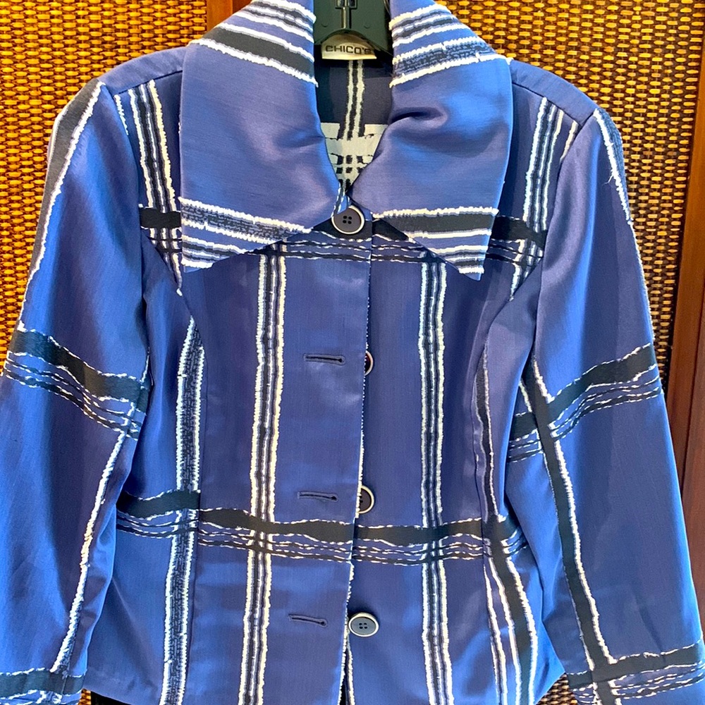 Pretty blue Chico's jacket